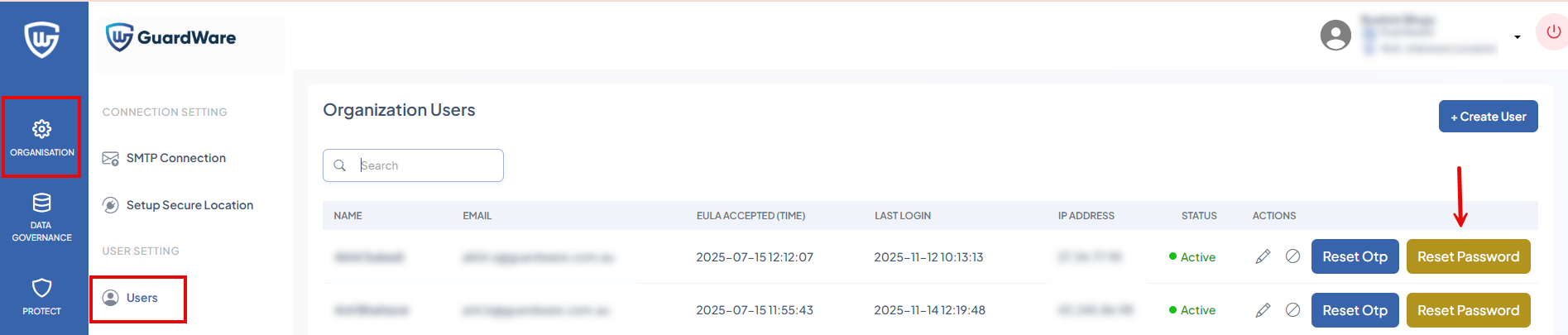 Reset passwordorganisation user.png